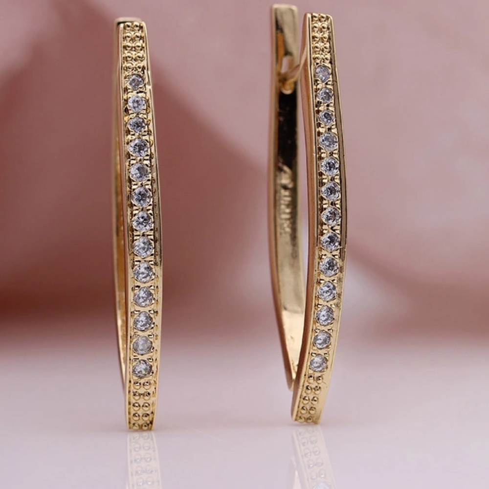 🌟 Gold Plated Earrings - Picture 1 of 4